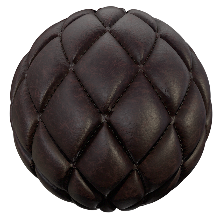 Diamond Quilted Leather